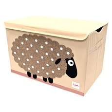 3 sprouts 大型玩具收納箱, 綿羊, 1個