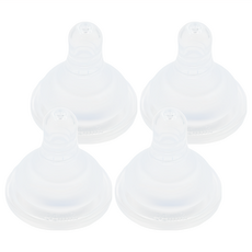 Simba 小獅王辛巴 超柔防脹氣寬口圓孔奶嘴 L, L(6個月以上), 4個