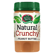 Mother Earth 紐西蘭顆粒花生醬，高油酸花生製成，5星健康認證，無添加砂糖，人工色素, 380g, 1罐