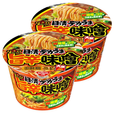 NISSIN 日清 旨辛味噌碗麵 106g, 2入