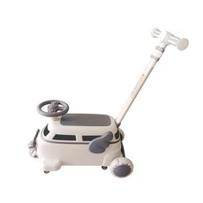 CHING-CHING 親親 天使3合1學步滑板手推車, 適用年齡：2-10歲, 咖啡色/灰色, 1個