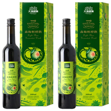 大漢酵素 森梅輕酵飲 平衡鹼性 促進代謝 29種蔬果酵素, 500ml, 2瓶