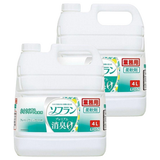 LION 獅王 Soflan 香氛柔軟精 花果薰香 4L, 2桶