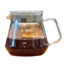 A-IDIO 阿迪優 玻璃壺, 耐高溫400度, 單件, 400ml, 1個