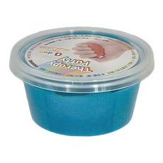 Q-doh 有機矽職能黏土，適合3歲以上兒童，通過美國FDA，美國ASTM，歐盟CE安全檢測, 藍色, 60g, 1個