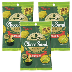 Tohato 東鳩 濃厚抹茶巧克力夾心餅乾, 38g, 3包