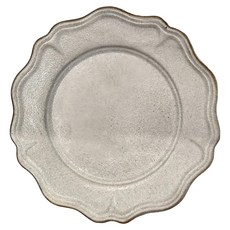 Minorutouki Floraison 小盤 陶瓷 美濃燒, 13 x H1.5cm, 花邊, 1個