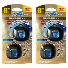 febreze 風倍清 夾式車用出風口消臭芳香劑 2個, 5ml, 2組, 清新皂香