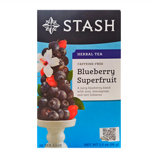 Stash Tea 無咖啡因草本藍莓果茶, 1.9g, 20包, 1盒