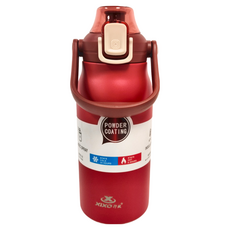 XiXO 行效 可手提316不鏽鋼大容量真空保溫瓶 紅色, 1.3L, 1個