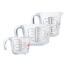 OCUISINE 耐熱玻璃調理量杯, 單色, 1, 1組