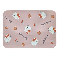 收納王妃 軟式珪藻土地墊, Q版凱蒂貓