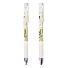 PILOT 百樂 貓福珊迪超果筆 Juice up 0.4, mofusand 香蕉, 粉黃色, 2支