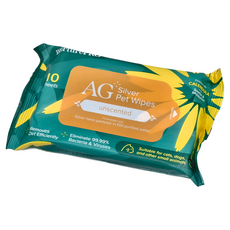 Nurture PRO 天然密碼 銀離子寵物濕紙巾 隨身包 20 x 15cm 原味無香 寵物用, 10張, 6包