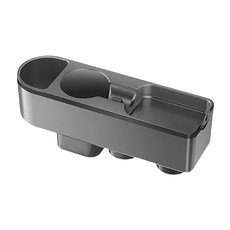 Beauty life Dyson 吹風機收納架, 磁吸收納 4個, 置物收納 3個, 黑灰色, 1個