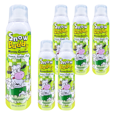 Snow Buddy 泡沫洗澡慕斯, 200ml 西瓜香 塑型泡泡, 6瓶
