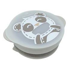 MARCUS&MARCUS 動物樂園幼兒自主學習吸盤碗含蓋, 1個, 貓熊