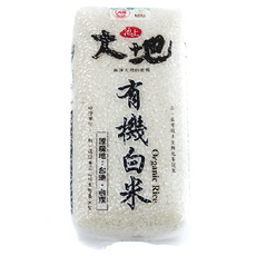 池上多力米 池上大地 有機白米，台東縣池上鄉產地保證，MOA嚴格認證，外觀晶瑩剔透，飯粒口感香Q, 1.5kg, 1包, CNS一等白米