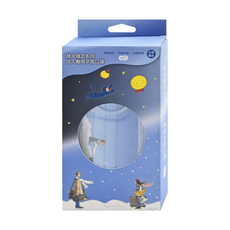 COME 康丞生醫 幾米繪本系列 成人醫用平面口罩 向左走向右走 17.5*9.5cm, 漸層藍, 10片, 1盒