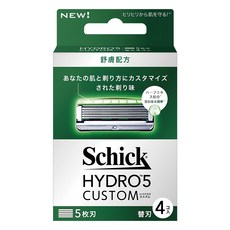 Schick舒適牌 水次元5辨型舒膚配方刀片, 4片, 1盒