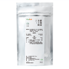 VitalBulk 維他命 B3 菸鹼酸錠, 100顆, 100mg, 1包