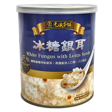 元歲本舖 冰糖銀耳 精熬細燉特級銀耳 燕窩般迷人口感 開罐即食, 900g, 1罐
