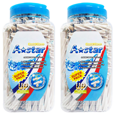 A star 亮白螺旋五星棒, 無死角潔牙, 維護消化道健康, 去除口腔異味, 薄荷, 1.9kg, 2桶