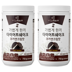 VITAHALO 代餐奶昔粉 750g 餅乾奶油味, 2罐