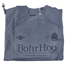 BOHRHOO 涼感拼接功能T恤 73.6%棉 26.4%聚酯纖維, S, 藍