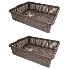 CHUANG YING 創贏 600平籃 網籃/瀝水籃, 52.8 x 42.8 x 13cm, 2個