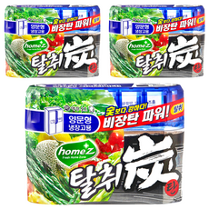 AEKYUNG 愛敬 home'Z 雙門冰箱用備長炭除臭盒, 強效除臭, 植物除臭成分, 240g, 3個