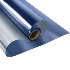 抗UV隔熱防曬防窺玻璃貼膜, NS_90X110CM, 灰藍銀, 1個