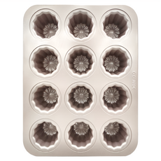CHEFMADE 學廚 12連不沾可麗露模 WK9158, 32.6 x 25.8 x 5.1cm, 1個
