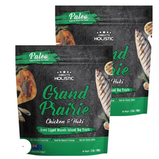 ABSOLUTE HOLISTIC 全齡犬 鮮食肉片, 紐西蘭雞肉 + HOKI鱈魚 + 綠貽貝 + 牛磺酸, 100g, 2包