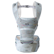 nac nac 輕量充氣腰凳式嬰幼兒揹帶, 虹藍