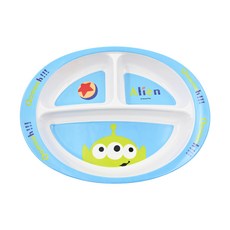 Skater 三格美耐皿餐盤, 750ml, 三眼怪, 1個