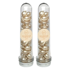 E.L.G 依洛嘉 英國油護髮香氛膠囊 30顆, 添加大麻籽油, 黑醋栗籽油, 維生素E, 荷荷芭油, 免沖洗, 改善頭髮分岔, 使秀髮潤澤滑順, 30g, 2瓶