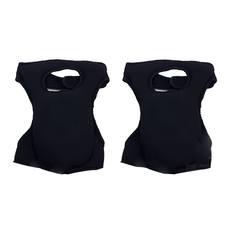 捷華 超厚工作護膝 彈性進口氯丁橡膠 黑色 約150g, 小腿圍30~43cm 大腿圍33~44cm, 1雙