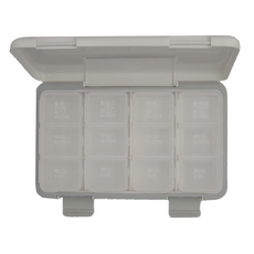 Imakara 7天便攜藥盒 Y-5760 17.8 x 10.7 x 4.7cm 白色, 1個