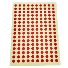 華麗牌 彩色標籤 WL-2028R 5mm, 紅, 32000張, 1盒