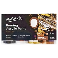 Mont Marte 蒙瑪特 流動壓克力套組 Set 60mL 天空Celestial, 4色