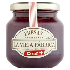 LA VIEJA FABRICA 拉薇卡 草莓果醬 Diet 無添加精製糖, 280g, 1罐