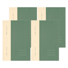 PLEPLE 內心記錄盒 基本款, 4本, 綠色