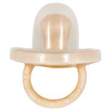 Basilic 貝喜力克 全矽膠拇指型安撫奶嘴 蜜桃 (D142266), M(6個月以上), 5個