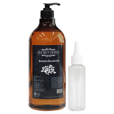 SECRETDERM 按壓式香氛按摩精油 尤加利葉香 + 空瓶100ml, 1L, 1組