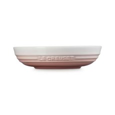 LE CREUSET 深圓盤 20cm 淡粉紅 - 高品質餐瓷，增添餐桌美感, 1個
