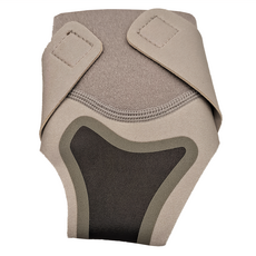 V字加壓固定護踝透氣升級款, 灰色（左腳）S-XL碼, 錦綸氨綸聚酯纖維材質, 1雙