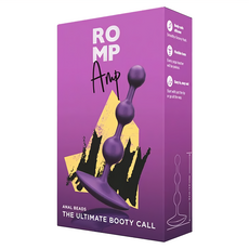 德國 ROMP Amp 後庭拉珠 後庭肛塞 前列腺按摩拉珠, 紫色, 1個