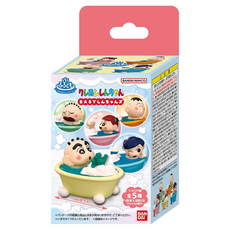 BANDAI BATHFRIENDS 蠟筆小新 小BABY公仔入浴劑 清新花香 25g, 混合顏色, 1盒
