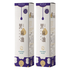 CO'DAY 好日籽 黑麻油, 梅山特產 100%黑芝麻, 500ml, 2瓶
